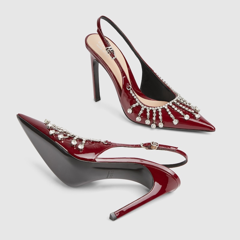 Women’s pump with crystal chain - Image 6